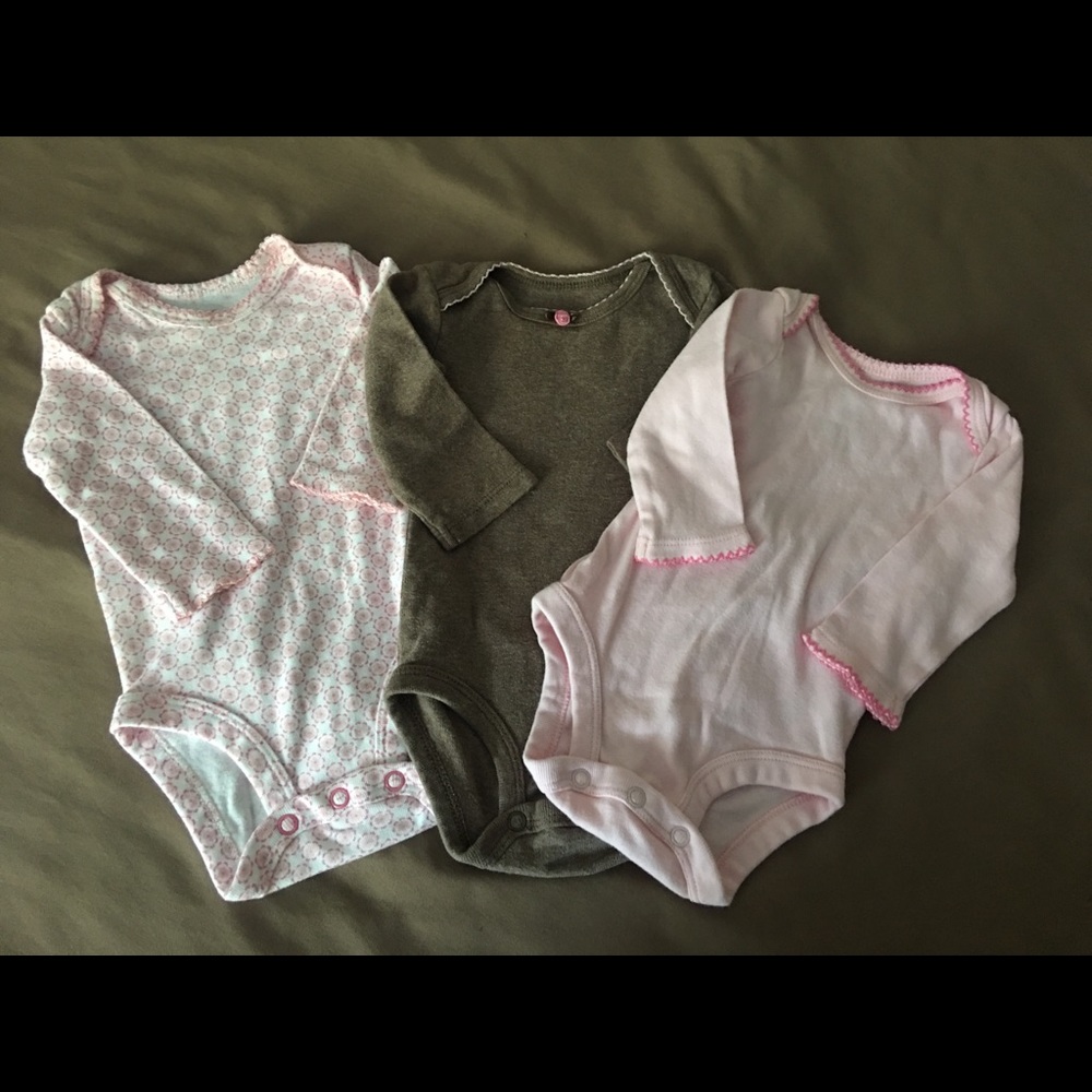 Baby girl onesie bundle
